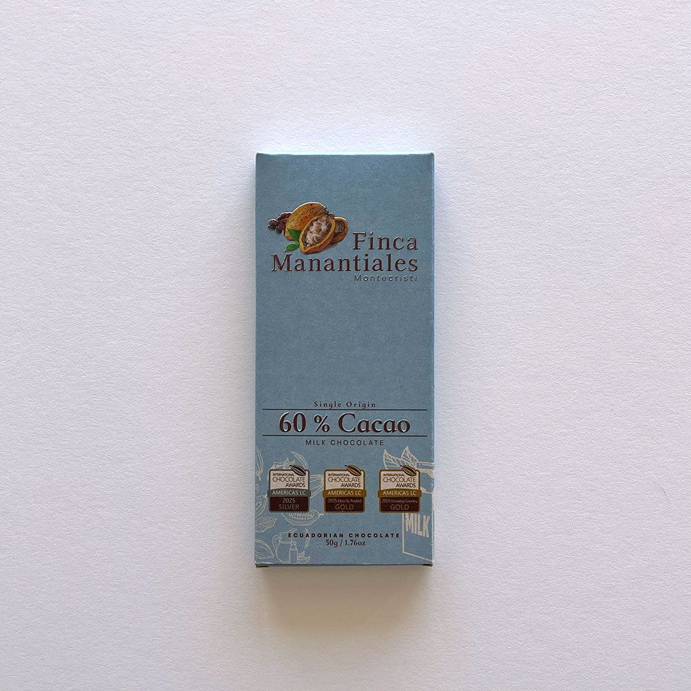 60% Dark Milk Chocolate Bar (50g)