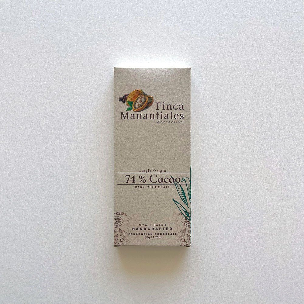 74% Dark Chocolate Bar (50g)