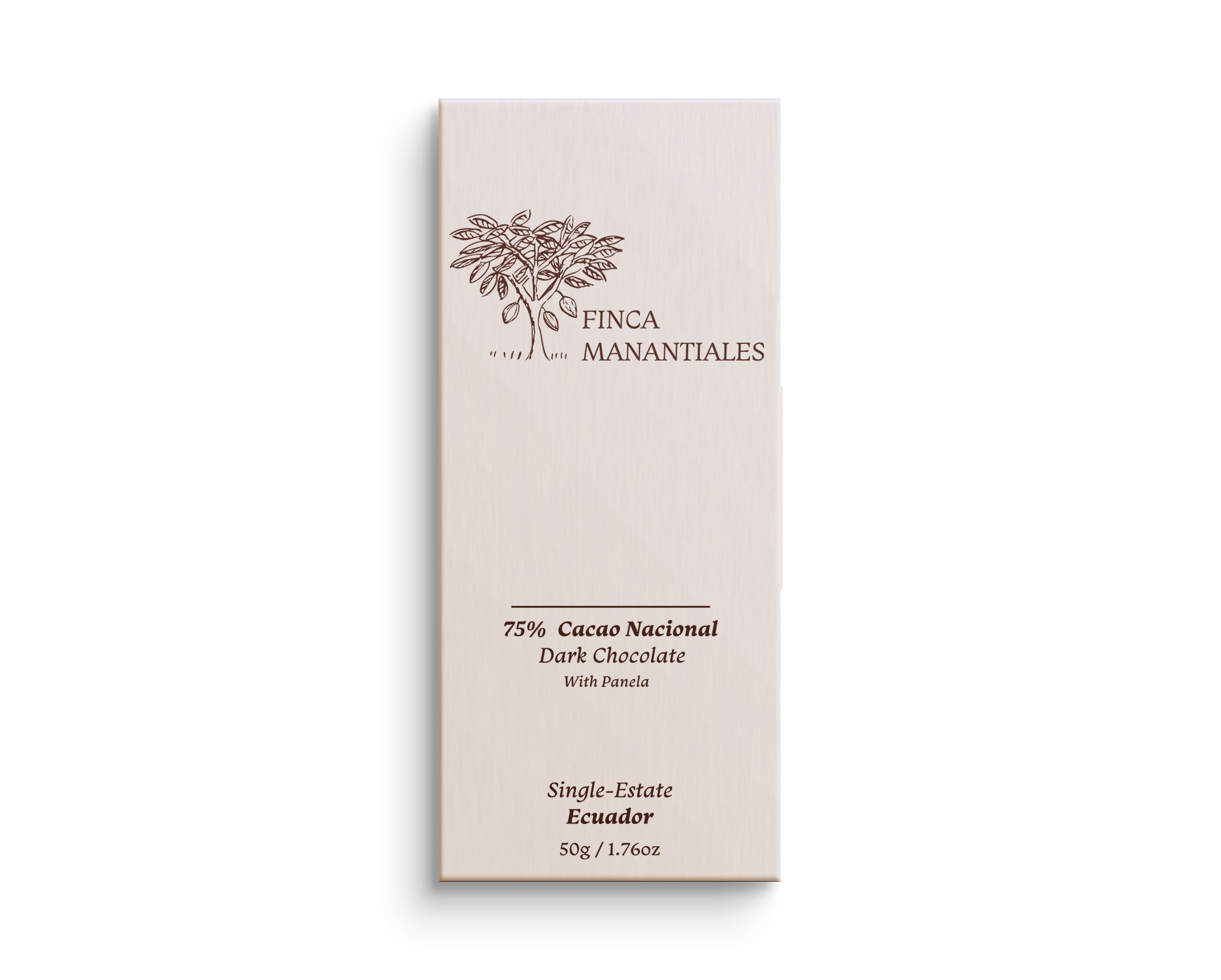 75% Dark Chocolate with Panela Bar (75g)